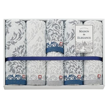 【ギフト対応無料】MAISON de ELEGANCE メゾン ド エレガンス フェイスタオル4Pウォッシュタオル2P (MDE2650) ※送料無料(北海道・沖縄は除く)