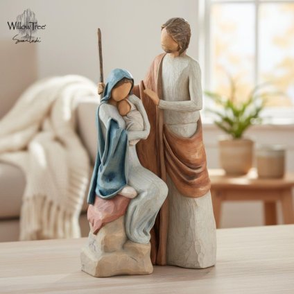 ウィローツリー The Christmas Story - クリスマス・ストーリー 36cm | キリスト 降誕セット 馬小屋セット ナティビティ プレゼピオ 置物 彫刻 人形 インテリア スーザン･ローディ 正規輸入品
