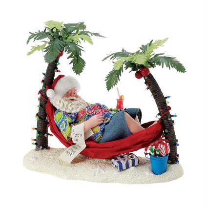 Bucket List 31.7cm | サンタ サンタクロース 人形 置物 フィギュア クリスマス ホリデー Possible Dreams 正規輸入品