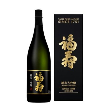【お取り寄せ品】清酒 福寿 純米大吟醸 黒ラベル 1800ml/日本酒/ノーベル賞/福壽/灘/酒心館 一升瓶 1.8L 日本酒/晩餐会