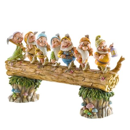 7人の小人(こびと) 家路 白雪姫 21cm | ディズニー トラディションズ ジムショア グッズ フィギュア 人形 置物 彫刻 Jim Shore 正規輸入品