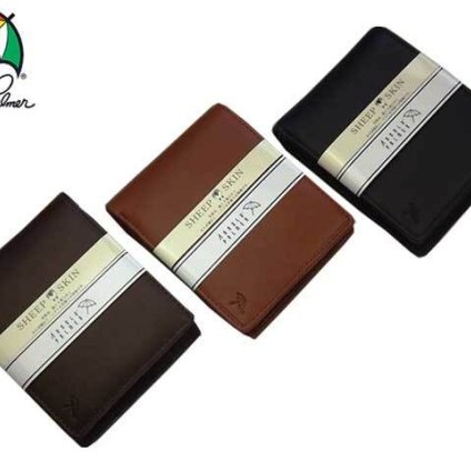 正規品 メンズ レディース 誕生日 ARNORD PALMER アーノルドパーマー ベラ付二つ折り財布 羊革 4AP3204 snma05 旅行 ギフト