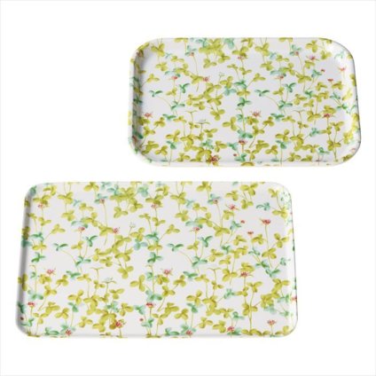 紀州漆器 12.0トレー2点セット 緑の若葉 #4725  内祝 内祝い お祝 御祝 記念品 出産内祝い プレゼント 快気祝い 粗供養 引出物