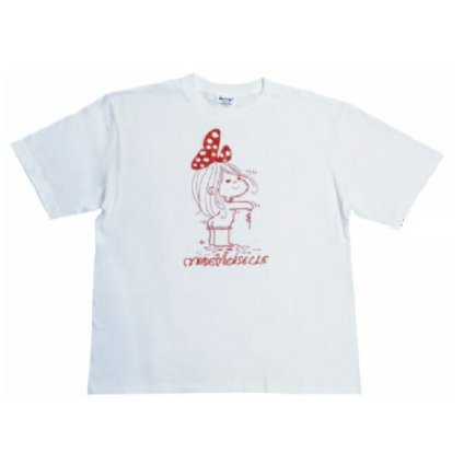 水森亜土 ビッグTシャツ ビーチ ホワイト