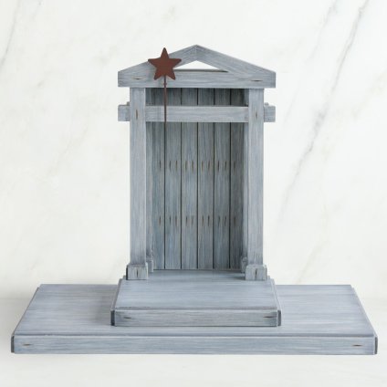 ウィローツリー Crèche - 馬小屋 42.5cm | キリスト 降誕セット 馬小屋セット ナティビティ プレゼピオ 置物 彫刻 人形 インテリア スーザン･ローディ 正規輸入品