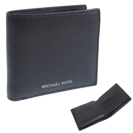 マイケルコース MICHAEL KORS 二つ折り財布 折り畳み コンパクト アウトレット COOPER BILLFOLD W COIN PKT 36T4LCOF3L BLACK ブラック