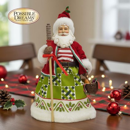 Babbo Natale 26.6cm | サンタ サンタクロース 人形 置物 フィギュア クリスマス ホリデー Possible Dreams 正規輸入品