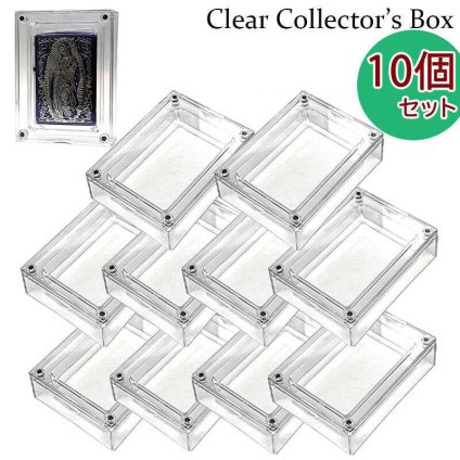 ZIPPO 収納 クリアケース 10個セット ジッポ ライター 透明 コレクションケース おしゃれ コレクターズボックス お得 まとめ買い シンプル 蓋付き ディスプレイ アクリル 小物入れ インテリア