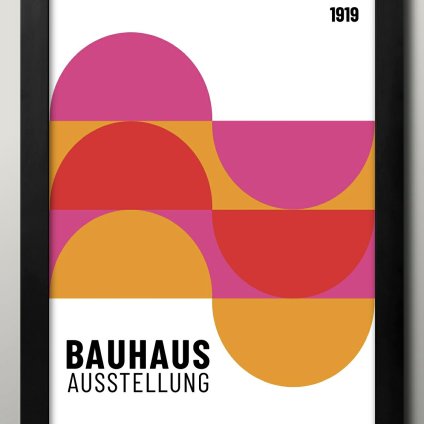 日本製 バウハウス BAUHAUS A3 サイズ ポスター アート おしゃれ 絵画 インテリア 北欧 イラスト マット紙 艶消し アートパネル 額 フレーム デザイン 壁掛け ギフト 新築祝い ディスプレイ  速達 送料無料