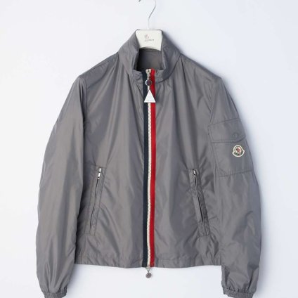 モンクレール MONCLER 1A73200 68352 ジャケット メンズ アウター KERALLE ナイロン ブルゾン ジップアップ スプリングコート 907 フード内蔵 グレー 1 2 4