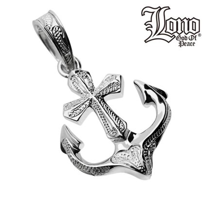ハワイアンジュエリー ネックレス ペンダントトップ ヘッド シルバー925 LONO ロノ アンカー 碇 イカリ 十字架 クロス 波 プルメリア メンズ レディース ブランド プレゼント 誕生日 記念日  【送料無料】 おしゃれ 人気 ギフト lmaハワイ 金属アレルギー