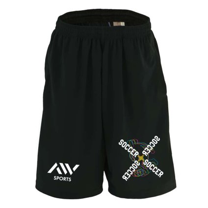 サッカー ハーフパンツ ドライ メンズ ウェア レディース ジュニア 練習着 短パン 速乾 スポーツ 名入れ おしゃれ 半スボン 文字入れ無料 「ネオンスタイルのクロスSOCCER」 アートワークスコウベ 【送料無料】