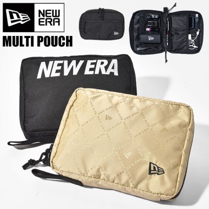 マルチケース おしゃれ NEWERA ニューエラ ポーチ メンズ トラベルポーチ マルチポーチ 手帳 小物入れ コードケース ガジェット モバ充 バッグインバッグ  旅行ポーチ トラベルケース ミニポーチ メンズ ケース 貴重品入れ 旅行用 お泊り オーガナイザー 丈夫 13561921