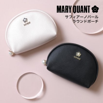 【公式】【サフィアーノパールラウンドポーチ】マリークワント MARY QUANT マリークヮント マリクワ おしゃれ 可愛い 女性 10代 20代 30代 誕生日 記念日 卒業祝い 入学祝 クリスマス ホワイトデー 就職祝い プレゼント