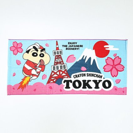 クレヨンしんちゃん 東京タワー フェイスタオル