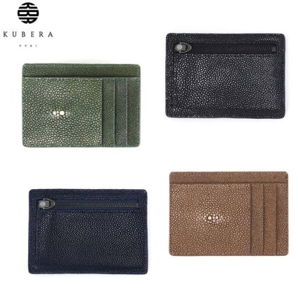 日本製 国産 KUBERA 9981 クベラ ミニカードウォレット Stingray-Polish エイ革 51321 ringo10 旅行 ギフト