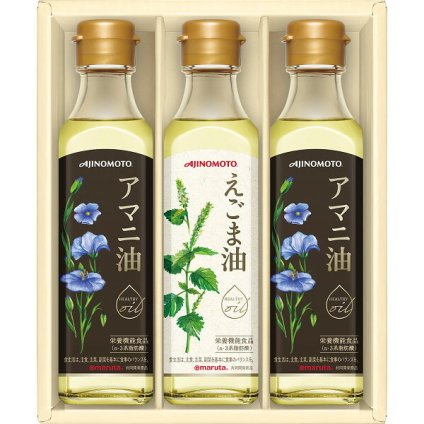 味の素 えごま油 アマニ油ギフト [26-0451-119] EGA-30N エゴマ油 亜麻仁油 健康オイル 食用油 詰め合わせ セット ギフト 内祝い 出産 結婚 快気