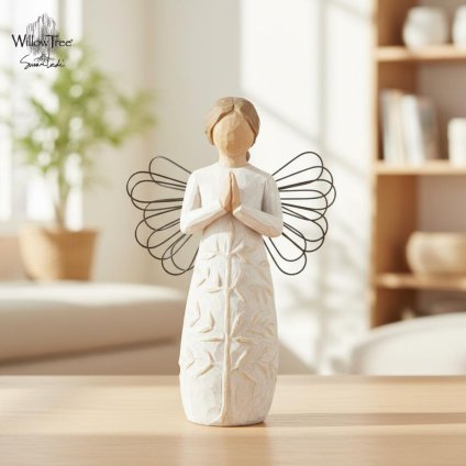 ウィローツリー天使像 A Tree, A Prayer - 木、そして祈り 14cm | おしゃれ 置物 彫刻 人形 インテリア スーザン･ローディ 正規輸入品