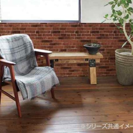 貼ってはがせる 壁紙シート リノベウォールシート 赤レンガ レッド WAS-101 日本製 45cm×250cm DIY 簡単 リフォーム アクセント ウォールステッカー おしゃれ インテリア 模様替え リビング 寝室 玄関 賃貸 店舗