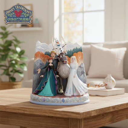 アナと雪の女王 愛のつながり 20cm | ディズニー トラディションズ ジムショア グッズ フィギュア 人形 置物 彫刻 Jim Shore 正規輸入品
