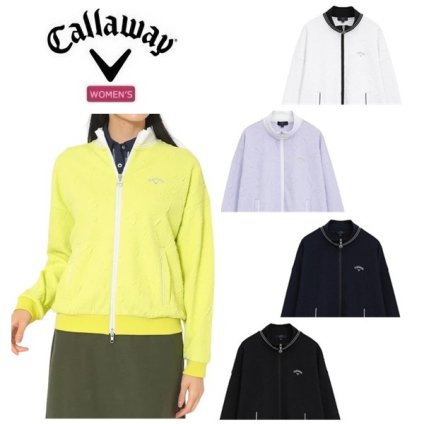 キャロウェイ ゴルフ レディース ブルゾン フラワージャカードフルジップスウェット (WOMENS) Callaway Golf C25217203 お誕生日祝い お祝い 記念品 30代 40代 50代 60代 母の日 お母さん 還暦祝い 敬老の日 彼女 人気プレゼント プレゼント