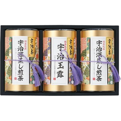 芳香園製茶 宇治銘茶詰合せ [26-0421-040] HEU-803 緑茶 煎茶 玉露 宇治茶 日本茶 お茶 深蒸し煎茶 100g 2袋 玉露 80g 1袋 高級茶 コクと旨み 伝統の技 お中元 お歳暮 内祝い 出産内祝い 快気祝い お返し 御礼 ギフト