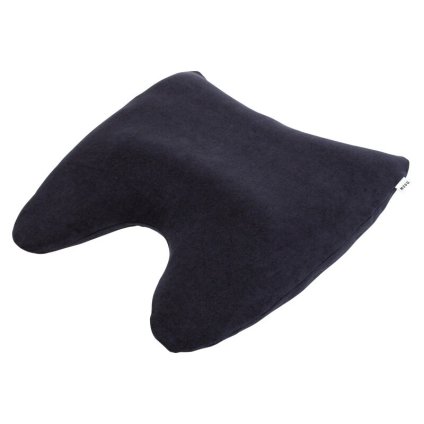 実りの秋の贈り物 肩が軽くなるまくら モグ ネイビー 約60×60×10cm