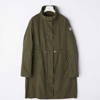 モンクレール MONCLER 1C70900 C0276 コート レディース アウター MALACHITE マラカイト ジャケット スプリングコート フード 818 フーテッド ジップアップ カーキ 3 4 5
