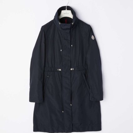 モンクレール MONCLER 1C70900 C0276 コート レディース アウター MALACHITE マラカイト ジャケット スプリングコート フード 779 フーテッド ジップアップ ネイビー 00 0