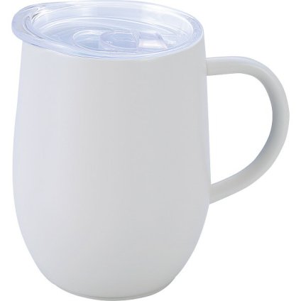 【直送】モルン セラミック加工ステンレスマグ 滑り止め付 350ml 蓋付き [26-0307-123] JYSTM350V マグカップ コップ タンブラー 保温 保冷 二重構造 金属臭なし コーヒー ギフト プレゼント お祝い 内祝い