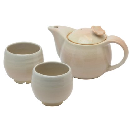 萩焼 姫土茶の間セット(茶こし付)  ／急須 コーヒー・お茶用品 キッチン用品 敬老の日 プレゼント ギフト お彼岸 お供え 秋 2026 送料無料 ギフト プレゼント プチギフト 内祝い 快気祝い 出産祝い 結婚祝い 引出物 新築祝い お返し