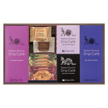 三喜屋珈琲 セレクトシーンドリップコーヒー&モロゾフ焼菓子詰合せ  ／インスタントコーヒー コーヒー 水・ソフトドリンク 飲料 お中元 御中元 ギフト 暑中 残暑 お盆 初盆 新盆 お供 御供 ギフト 2026 送料無料 ギフト プレゼント プチギフト 内祝い 快気祝い 出産祝い 結婚祝い 引出物 新築祝い お返し