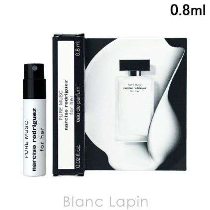 【ミニサイズ】 ナルシソロドリゲス NARCISO RODRIGUEZ ピュアムスクフォーハー EDP ミニフレグランス ミニ香水 0.8ml