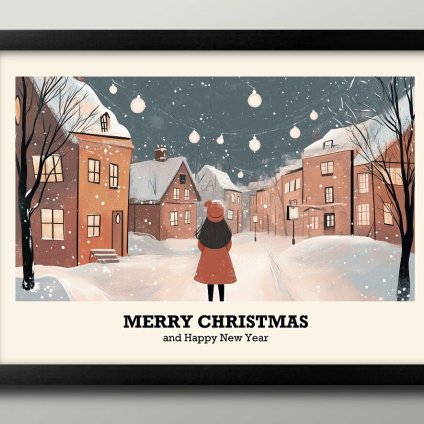 日本製 メリー クリスマス Xmas Christmas サンタクロース ビンテージイラスト A3 サイズ ポスター アート おしゃれ 絵画 インテリア 北欧 イラスト マット紙 艶消し アートパネル 額 フレーム デザイン 壁掛け ギフト 新築祝い ディスプレイ  速達 送料無料