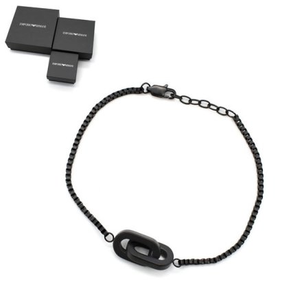 エンポリオアルマーニ EMPORIO ARMANI ブレスレット EGS2929001 アクセサリー ブラック マット