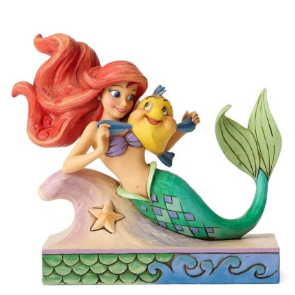 アリエル フランダー 13.3cm リトルマーメイド | ディズニー トラディションズ ジムショア グッズ フィギュア 人形 置物 彫刻 Jim Shore 正規輸入品