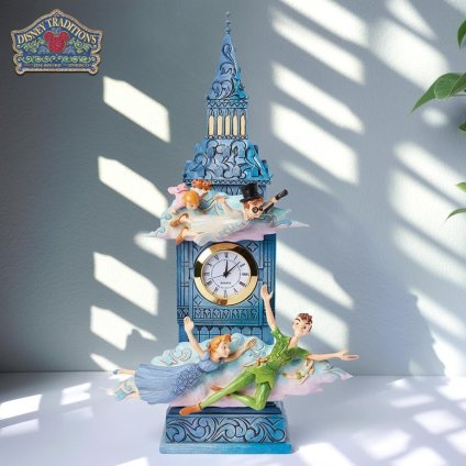 ピーター・パン クロック 26cm | ディズニー トラディションズ ジムショア グッズ フィギュア 人形 置物 彫刻 Jim Shore 正規輸入品