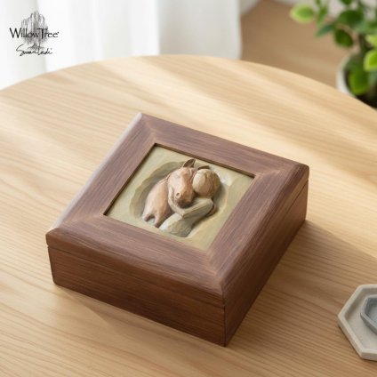 小物入れ Quiet Strength - 静かな強さ 幅12x奥行12x5(cm) その他 | おしゃれ 置物 彫刻 人形 インテリア スーザン･ローディ 正規輸入品