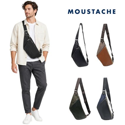 MOUSTASCHE ムスタッシュ ボディバッグ 斜め掛け メンズ 普段使い 使いやすい
