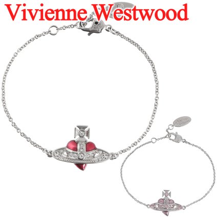 ヴィヴィアンウエストウッド ブレスレット レディース Vivienne Westwood ディアマンテハートブレスレット 6102021T 選べる2色 【ラッピング無料 誕生日 お祝い プレゼント ギフト 贈り物】