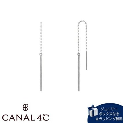 【無料ラッピング】 カナルヨンドシー Canal 4℃ カナル4℃ ピアス シルバー EARFLOW アメリカンピアス シンプル チェーン レディース ブランド 正規品 新品 ギフト プレゼント 人気 おすすめ 誕生日 記念日 クリスマス 送料無料 4cc521773