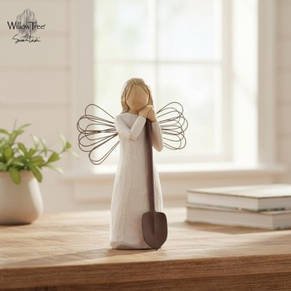 ウィローツリー天使像 Angel of the Garden - 庭園 14cm その他 | おしゃれ 置物 彫刻 人形 インテリア スーザン･ローディ 正規輸入品