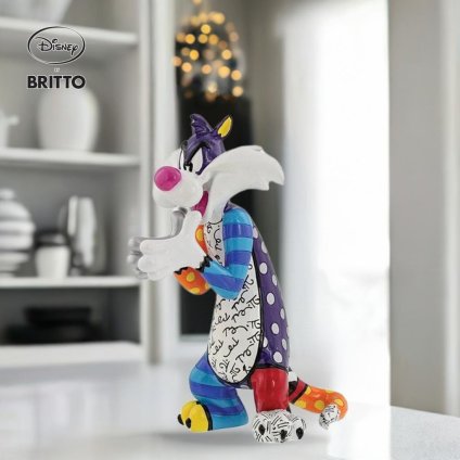 シルベスター Romero Britto 17cm | ロメロ・ブリット デザイン アート 正規輸入品