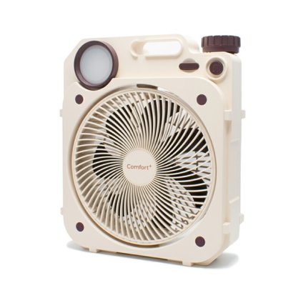 【ギフト対応無料】充電式薄型送風扇 クリームベージュ (AF8-17B) ※送料無料(北海道・沖縄は除く)