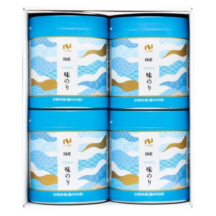 ニコニコのり 渚(NAGISA)シリーズ 味のり卓上詰合せ  ／味付け海苔 海苔 乾物 食品 お中元 御中元 ギフト 暑中 残暑 お盆 初盆 新盆 お供 御供 ギフト 2026 送料無料 ギフト プレゼント プチギフト 内祝い 快気祝い 出産祝い 結婚祝い 引出物 新築祝い お返し