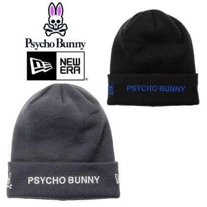 サイコバニー ゴルフ ビーニー NEW ERAコラボ メンズ レディース Psycho Bunny PBMG456F お誕生日祝い お祝い 記念品 お父さん 父の日 彼氏 男性 30代 40代 50代 60代 母の日 お母さん 還暦祝い 敬老の日 彼女 人気プレゼント プレゼント