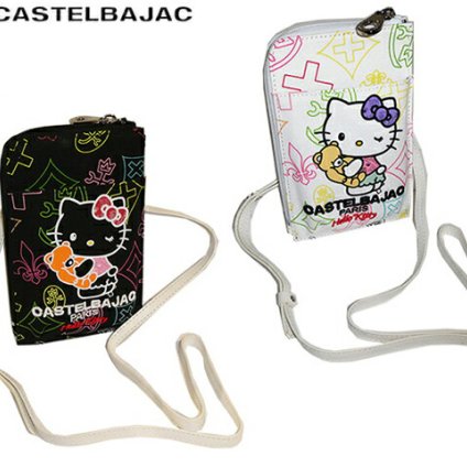 正規品 メンズ レディース CASTELBAJAC カステルバジャック KITTON スマホショルダー 086151 86151 ikt02 ハローキティ Hello Kitty 旅行 ギフト