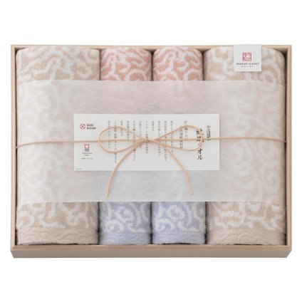 今治謹製 紋織タオル タオルセット(木箱入)  ／タオル 日用品・ヘルスケア 敬老の日 プレゼント ギフト お彼岸 お供え 秋 2026 送料無料 ギフト プレゼント プチギフト 内祝い 快気祝い 出産祝い 結婚祝い 引出物 新築祝い お返し