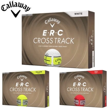 キャロウェイ ゴルフボール イーアールシークロストラック ERC CROSS TRACK 1ダース 12個入り 新品 日本正規品 2026年発売 お誕生日祝い お祝い 記念品 お父さん 父の日 彼氏 男性 30代 40代 50代 60代 母の日 お母さん 還暦祝い 敬老の日 彼女 人気プレゼント プレゼント