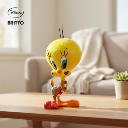 トゥイーティー バード Romero Britto 13cm | ロメロ・ブリット デザイン アート 正規輸入品